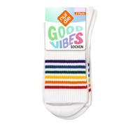 NUR DIE Unisex Socken Good Vibes 2er Pack - regenbogen - Größe 43-46