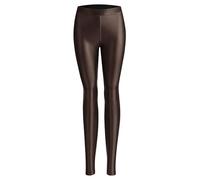 NUR DIE Vegane Leggings in Leder-Optik - Relax & Go - braun - Größe 32-34