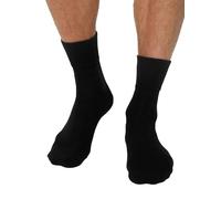 Nur Die Wellness Socken 2er Pack Herren mit gepolsterter Sohle Komfortbund weiche Baumwolle hoher Bund (Gr. 39-46)