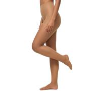 Nur Die Wie eine zweite Haut - Ohne Bund Strumpfhose 20 DEN transparente Fein-Strumpfhose ohne Bund seidig matte Optik Damen, amber, S