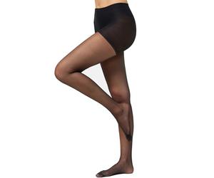 Nur Die Wie eine zweite Haut - Ohne Bund Strumpfhose 20 DEN transparente Fein-Strumpfhose ohne Bund seidig matte Optik Damen