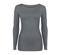 NUR DIE X KILIAN KERNER Damen Longsleeve Roundneck mit Kaschmir - grau - Größe L