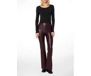 NUR DIE x KILIAN KERNER Damen Vegane Flared Leggings in Leder-Optik