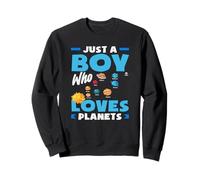 Nur EIN Junge, der Planeten liebt, Astronomie, Kinder, Weltraum Sweatshirt