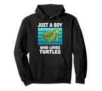Nur EIN Junge, der Schildkröten liebt. Lustige Pullover Hoodie