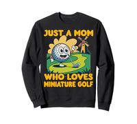 Nur eine Mutter, die Minigolf liebt Champion Humor Family Sweatshirt