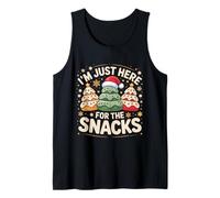 Nur Hier für die Snacks: Weihnachtskuchen, Urlaub für Liebhaber Tank Top