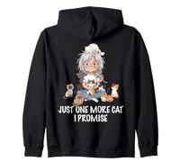 Nur noch eine Katze, die ich verspreche, Katzen, Liebhaber, Frau, Mädchen, Katze, Mama Kapuzenjacke
