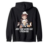 Nur noch eine Katze, die ich verspreche, Katzen, Liebhaber, Frau, Mädchen, Katze, Mama Kapuzenjacke