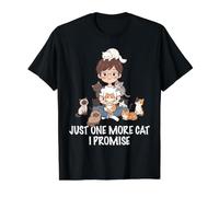 Nur noch eine Katze, die ich verspreche, Katzen, Liebhaber, Frau, Mädchen, Katze, Mama Preisgünstiges Grafik-T-Shirt