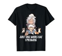 Nur noch eine Katze, die ich verspreche, Katzen, Liebhaber, Frau, Mädchen, Katze, Mama Preisgünstiges Grafik-T-Shirt