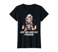 Nur noch eine Katze, die ich verspreche, Katzen, Liebhaber, Frau, Mädchen, Katze, Mama Preisgünstiges Grafik-T-Shirt