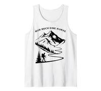 Nur noch eine Kurve lustige Berg und Alpen Sprüche die Berge Tank Top