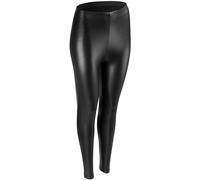 nurdie Leggings in Leder-Optik Damen schwarz, 32-34