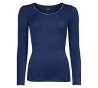 nurdie Longsleeve mit Glitzer-Abschluss Damen marine, 44-46