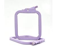 Nurge Quadratischer Stickrahmen aus Kunststoff, Größe XS (Nr. 1), Kreuzstichrahmen, Stanznadelrahmen, Bastelarbeiten, Nähen, ABS-Kunststoff-Stickrahmen, Lila