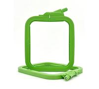 Nurge Quadratischer Stickrahmen aus Kunststoff, Kreuzstichrahmen, Stanznadelrahmen, Nr. 1, Größe XS