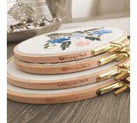 Nurge Stickrahmen aus Buche, Durchmesser 27,9 cm