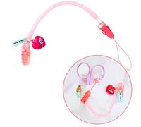 Nurse is Love Scherenhalter, Spiral-Schlüsselanhänger aus Silikon mit Taschenclip und Mini-Karabiner, um deine Scheren sicher zu halten | krankenschwester geschenke | krankenschwester zubehör