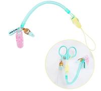 Nurse is Love Scherenhalter, Spiral-Schlüsselanhänger aus Silikon mit Taschenclip und Mini-Karabiner, um deine Scheren sicher zu halten | krankenschwester geschenke | krankenschwester zubehör