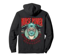 Nurse Power Saving Life is My Job Not All Heroes Wear Capes Pullover Hoodie