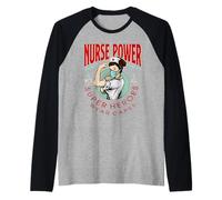 Nurse Power Saving Life is My Job Not All Heroes Wear Capes Raglan