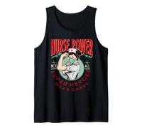 Nurse Power Saving Life is My Job Not All Heroes Wear Capes Tank Top