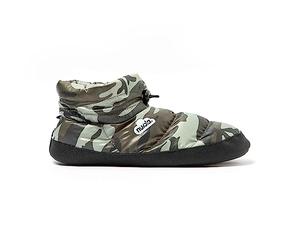 NUVOLA. Hausschuhe Boot Camouflage Damen/Herren, grün, 34/35 EU