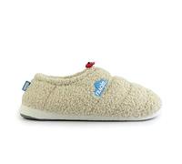 NUVOLA. Hausschuhe Herren Damen Rutschfester Sohle warm gepolstert bequem Creme 34/35 EU