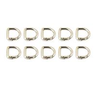 NVOQILIN 10 Stück D-Ringe Federhaken Schlüsselanhänger Clip Schnallen Klemmen Metall Schlüsselanhänger Clip Karabiner Clip für Gürtel