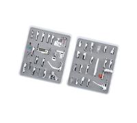 NVOQILIN 7/15/32/42/52 Stück Multifunktions-Nähmaschinen-Nähfüße, Nähset zum Säumen, Nähen, Nähen