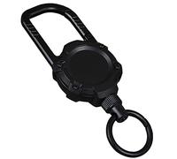 NVOQILIN 70 cm multifunktionale Rolle, einziehbarer Schlüsselanhänger, Tasche, Ausweishalter, Schlüsselanhänger, Nylonseil, Teleskop-Schlüsselanhänger, Schnellverschluss, einziehbarer