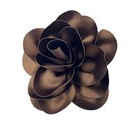 NVOQILIN Handgefertigte Anstecknadel, Schmuck, schöne Satin-Blumen-Brosche für Frauenkleidung