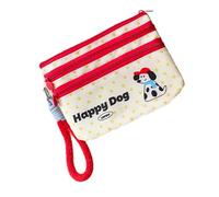 NVOQILIN Kartenetui aus Stoff mit Cartoon-Motiv, mit mehrlagigem Aufbewahrungsfach, Aufbewahrungstasche für Kreditkarten, tägliches Zubehör, Stoffkartenetui für den täglichen Gebrauch, Little Dog