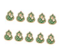 NVOQILIN Knöpfe aus Metalllegierung, Kürbisform, für Jacken, Hemden, Kleid, Mantel, Kostüm, 10 Stück