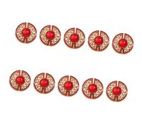 NVOQILIN Knöpfe mit Wolkenmuster, Legierung, Metall, für Kleidung, Jacken, Kleider, Mantel, Nähen, 10 Stück