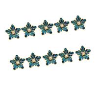 NVOQILIN Manschettenknöpfe aus Metalllegierung, für Kostüme, Jacken, Kleider, Mantel, Nähen, 10 Stück