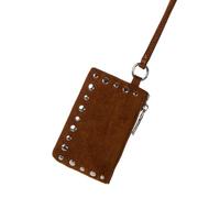 NVOQILIN Reisebedarf, kleine Umhängetasche, Veloursleder, Brustbeutel, Lippenstift, Kopfhörer, Aufbewahrungstasche