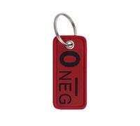 NVOQILIN Trendy Blood Type Embroidered Key Holder Motorcycles Keychain Fashionable Keyring Handmade Bag Charm For Students Use Blood Type Keychain