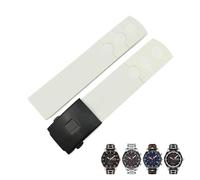 NVVVNX Gummi-Uhrenarmband, 20 mm, geeignet für Tissot PRS516 T100417, sportliches, wasserdichtes weiches Uhrenarmband, kostenloses Werkzeug für Herren, 20mm, Azetat, Kein Edelstein