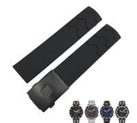 NVVVNX Gummi-Uhrenarmband, 20 mm, geeignet für Tissot PRS516 T100417, sportliches, wasserdichtes weiches Uhrenarmband, kostenloses Werkzeug für Herren, 20mm, Azetat, Kein Edelstein