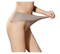 NVYRFS Sexy glänzende Nahtlose Strumpfhosen aus Netzstoff, transparente Strümpfe, ultradünne Nylon-Dessous, Damenstrumpfhosen for Frauen(Grey)