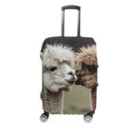 NWTRJ Funny Alpaca Travel Luggage Cover Elastic Washable Suitcase Cover Dustproof Anti-Scratch Suitcase Protector Fits 19-32 Inch Luggage, Stil:, M