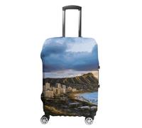 NWTRJ Hawaii Skyline Diamond Head Volcano Travel Luggage Cover Elastic Washable Suitcase Cover Dustproof Anti-Scratch Suitcase Protector Fits 19-32 Inch Luggage, Stil:, M
