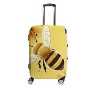 NWTRJ Honey Bee Reisegepäckabdeckung, elastisch, waschbar, staubdicht, kratzfest, Koffer-Schutz, passend für 48,3 - 81,3 cm Gepäck, L
