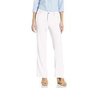 NYDJ Damen Linen Trouser Hose, Optic White, 40