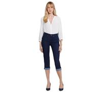 NYDJ Damen Marilyn Straight Crop Cuff Cropped Slimming Jeans, Rinse, 42