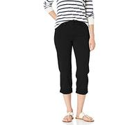 NYDJ Damen Marilyn Straight Crop Cuff Cropped Slimming Jeans, Schwarz, 36