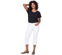 NYDJ Marilyn Crop Cuff Optic White Größe: 38 | Straight Jeans Outlet | Damen | Weiß
