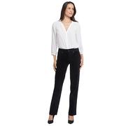 NYDJ Damen Marilyn Straight Jeans, Schwarz, 36